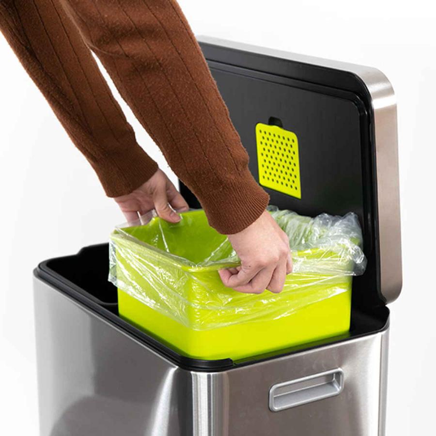 EKO（イーケーオー） ゴミ箱 40L 分別 20L+20L Xキューブステップビン