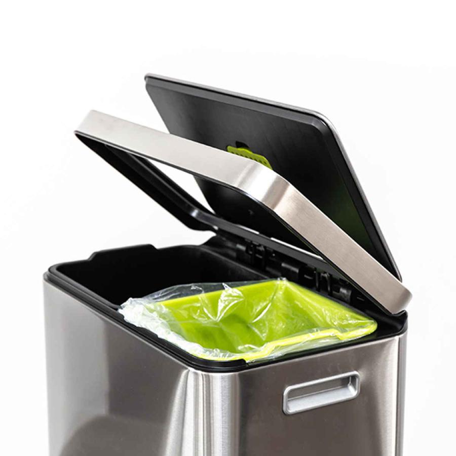 EKO（イーケーオー） ゴミ箱 40L 分別 20L+20L Xキューブステップビン