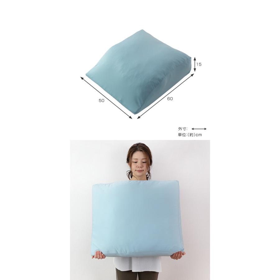 足クッション フットピロー 洗えるカバー付 日本製 50×60cm （ 足枕 足まくら 足置き ） | ブランド登録なし | 02