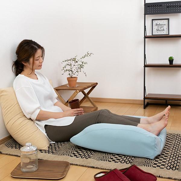 足クッション フットピロー 洗えるカバー付 日本製 50×60cm （ 足枕 足