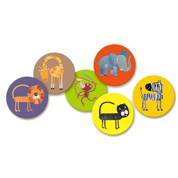 カードゲーム ジャングル 神経衰弱 子供 知育玩具 ジェコ DJECO