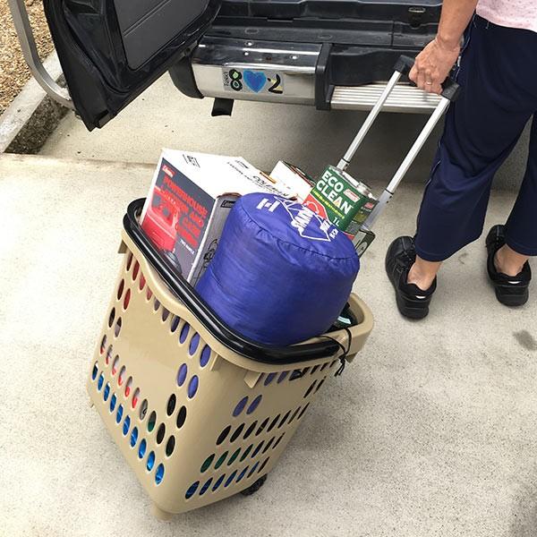 キャリーカート ビッグキャリングバスケット・ロック式