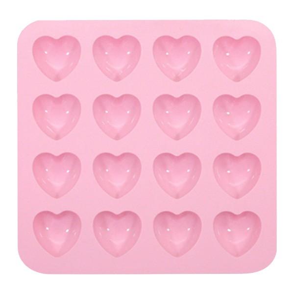 チョコレート型 ハート シリコン型 16個取 チョコ シリコン製 製菓道具 ハート型 グミ 型 インテリアパレットヤフー店 通販 Yahoo ショッピング