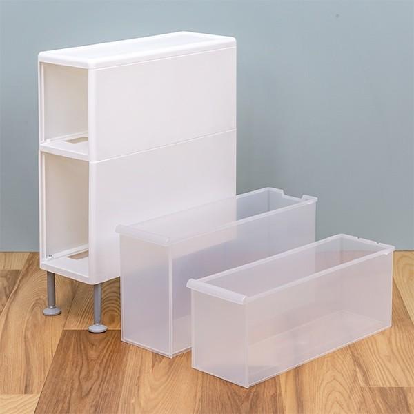 激安卸販売新品 隙間収納 洗面所 隙間 収納 洗濯機横 スリムストレージ 段差をまたげるすき間ストッカー2段 ランドリー収納 すきま収納 キッチン 洗濯機 幅17cm 15cm