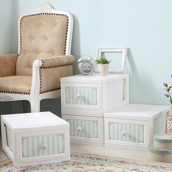 収納ボックス ドレスチェンジチェスト 1段 4個組 ガーリー系 衣装ケース 収納ケース リビング収納ケース インテリアパレットヤフー店 通販 Yahoo ショッピング