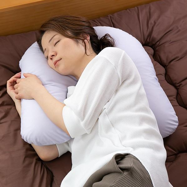 枕 カバー付 らくらくU字まくら 日本製 （ まくら 洗える 横向き ） | ブランド登録なし | 16