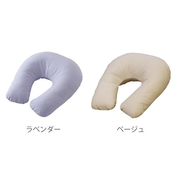 枕 カバー付 らくらくU字まくら 日本製 （ まくら 洗える 横向き ） | ブランド登録なし | 02