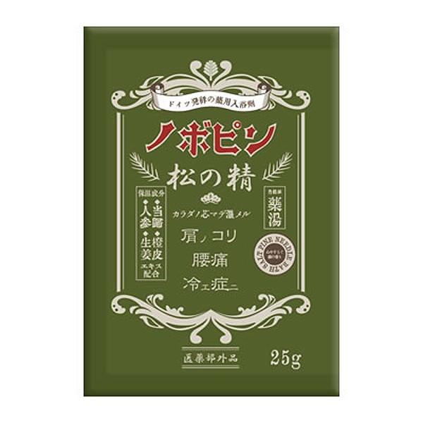 入浴剤 ノボピン 松の精 分包 25g （ バス用品 バスグッズ 風呂用品 ）｜interior-palette