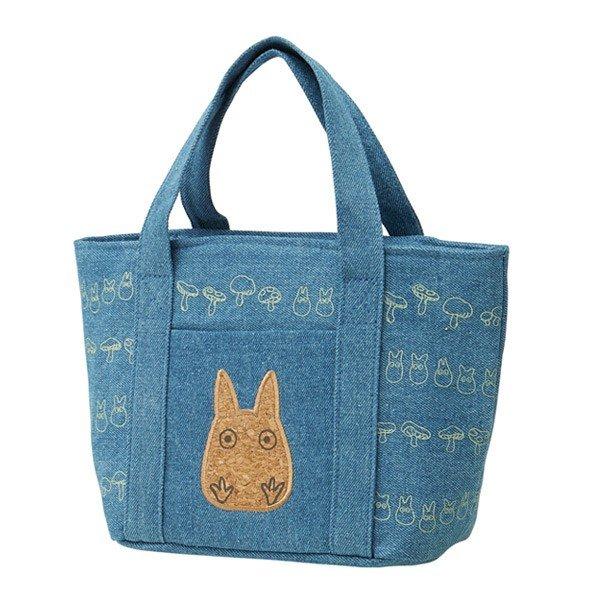ランチバッグ 保冷 コルクポケット付きデニムバッグ となりのトトロ トート バッグ お弁当袋 トトロ キャラクター 保冷バッグ バッグ 当店限定販売