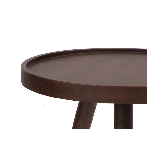 ■在庫限り・入荷なし■ サイドテーブル 天然木 木製 丸型 幅40cm （ コーヒーテーブル 机 テーブル ）｜interior-palette｜05