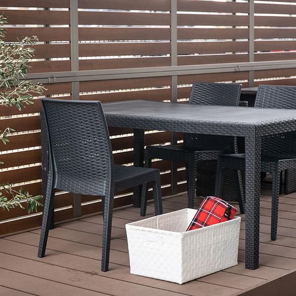 収納 バスケット PEバスケット SF-987 約 幅50×奥行36×高さ25cm