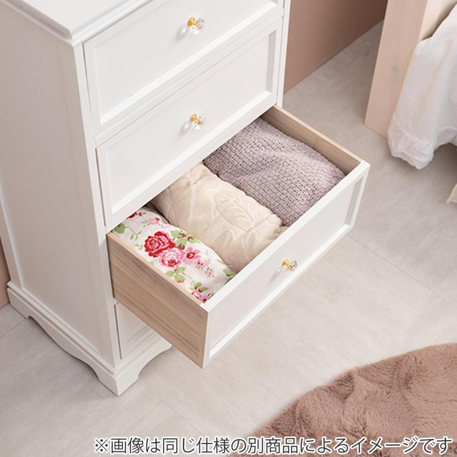 チェスト 4段 木製 カントリー調 シャビーウッド 幅50cm （ 姫系 白家具 ホワイト ）｜interior-palette｜08