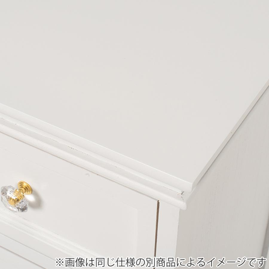 チェスト 4段 木製 カントリー調 シャビーウッド 幅60cm （ 姫系 白家具 ホワイト ）｜interior-palette｜11