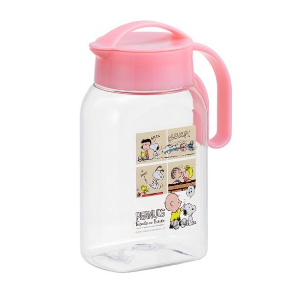 ピッチャー 1 8l スヌーピー Peanuts 冷水筒 横置き 耐熱 ワンプッシュ キャラクター 水差し K 12 ジャグ ポット 冷水ポット 麦茶ポット インテリアパレットヤフー店 通販 Yahoo ショッピング