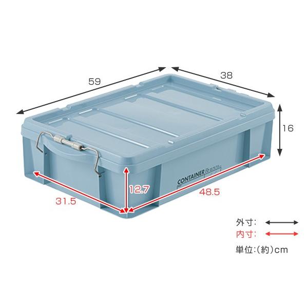 収納 コンテナボックス 収納ケース SPV コンテナ 13 日本製 （ 収納ボックス 13L 幅29.5×奥行