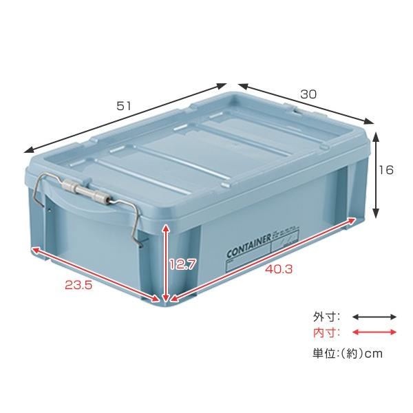 コンテナボックス 蓋付き 14B 収納ボックス コンテナ ボックス 日本製