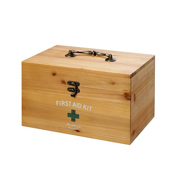 救急箱 収納ボックス Sサイズ 薬 木製 ファーストエイドボックス （ 薬箱 薬入れ 収納ケース ）｜interior-palette｜17