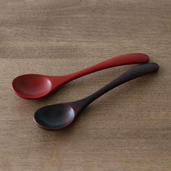 ティースプーン 木製 漆塗 スプーン 和食器 同色4本セット