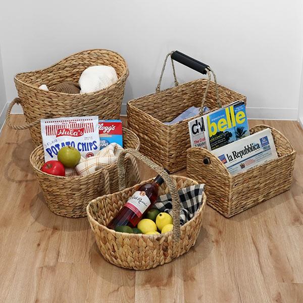 カゴ　　つづら　　収納　　　　美品 カゴ バスケット 収納 洗える 抗菌 ストレージかご S ラタン 新生活