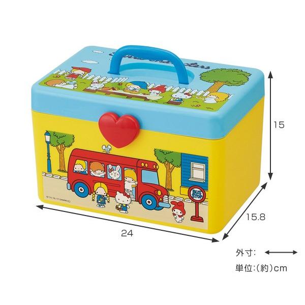 sanrio（サンリオ） 収納 ボックス 持ち手付きボックス サンリオ