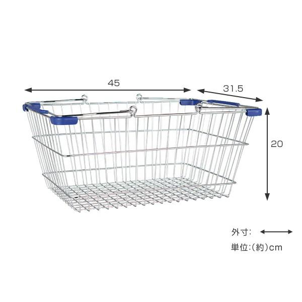 買物かご バスケット MARKET BASKET L ダルトン DULTON （ 収納 ボックス カゴ 籠 ワイヤー スチール ）｜interior-palette｜03