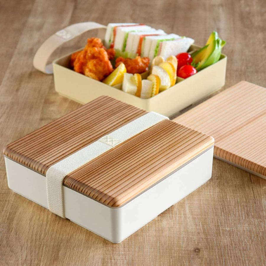 三好製作所 弁当箱 1段 1100ml 木蓋 松花堂 （ 重箱 お弁当箱 ランチ