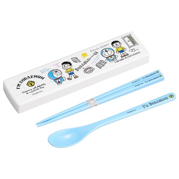 コンビセット スライド式 ドラえもん 箸 スプーン ケース （ 子供 食洗