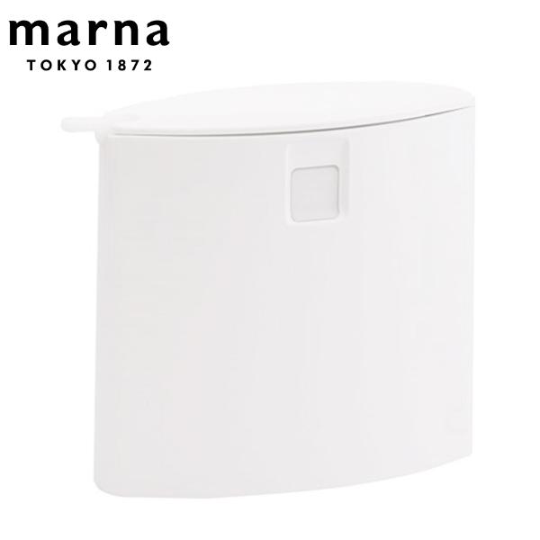 スマートトイレポット ゴミ箱 トイレ MARNA マーナ （ トイレ用品 サニタリーポット トイレ用ゴミ箱 ）｜interior-palette