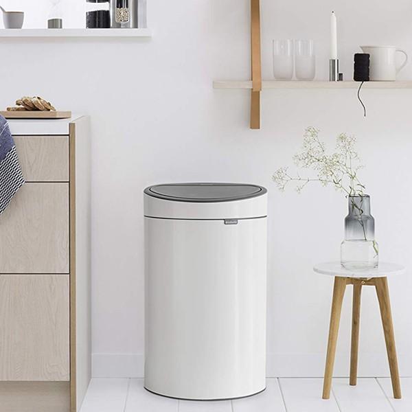 【ブラバンシア】タッチビン ホワイト 40リットル brabantia（ブラバンシア） ゴミ箱 タッチビン 40L ダストボックス