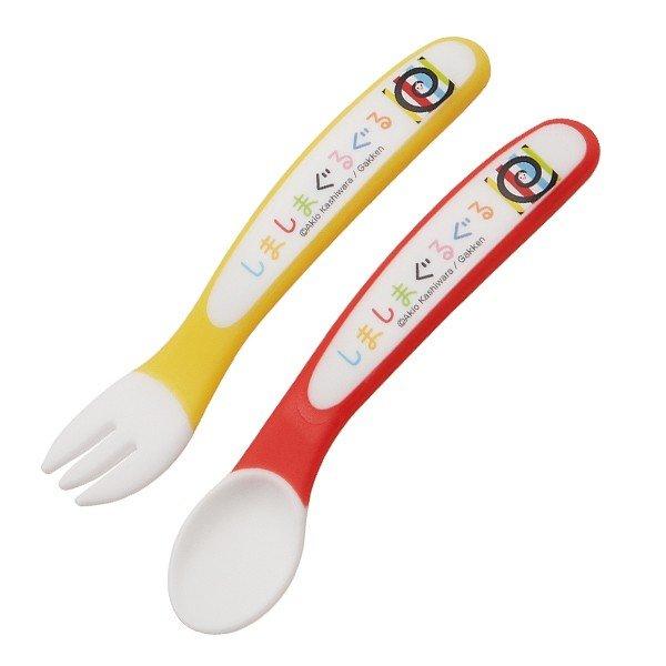タイムセール スプーン フォーク セット しましまぐるぐる 子供用 プラスチック製 キャラクター 食器 ベビースプーン ベビーフォーク Neotextreview Com