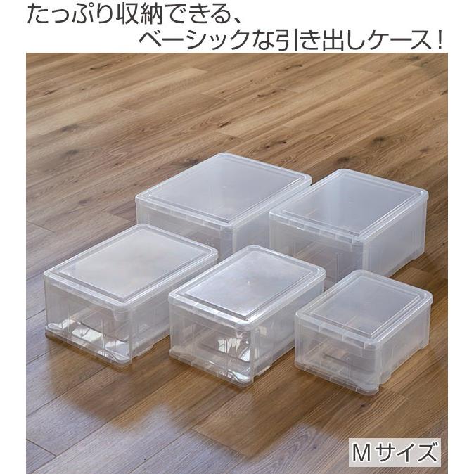 収納ボックス プレクシー ケース M クリアファイル サイズ 日本製 4個セット 小物ケース 収納ケース レターケース レターボックス 書類ケース 引き出し set インテリアパレットヤフー店 通販 Yahoo ショッピング