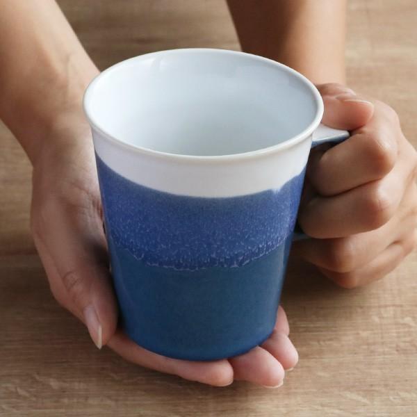 マグカップ 350ml ユニークマグ UNIQIE テーパー 陶器 日本製 （ 電子レンジ対応 食洗機対応 マグ コーヒーカップ ）｜interior-palette｜05