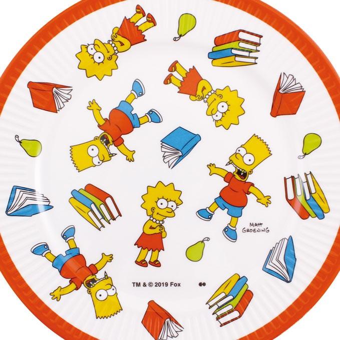 プレート 17cm SCHOOL シンプソンズ THE SIMPSONS プラスチック製 食器