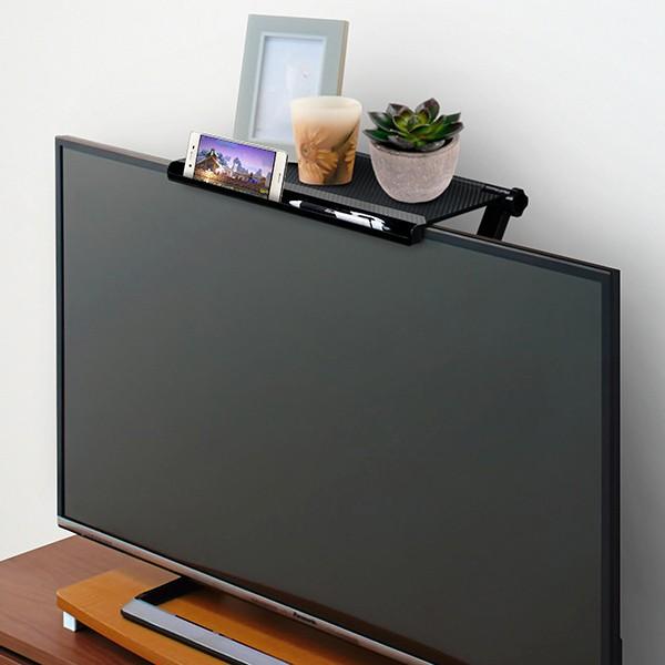 テレビ上 収納 ラック 幅36cm ディスプレイ トップラックボード テレビ 上 収納ラック 黒 ディスプレイラック 飾り棚 パソコン パソコン上 シンプル インテリアパレットヤフー店 通販 Yahoo ショッピング