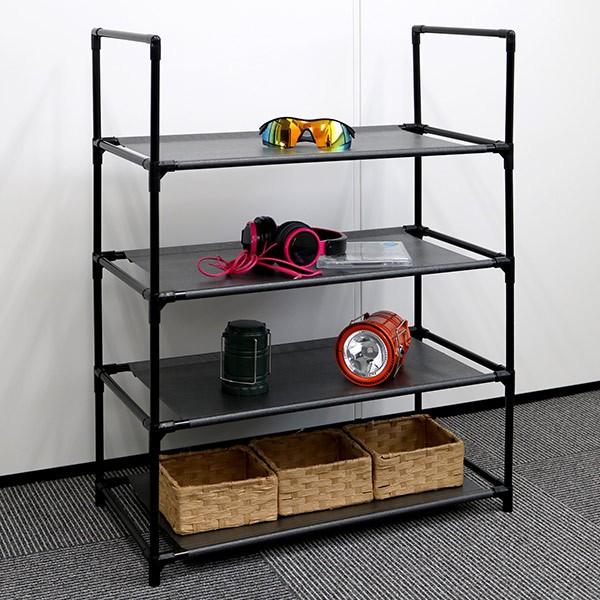 収納ラック シンプル フリーラック 4段 幅57cm オープンラック