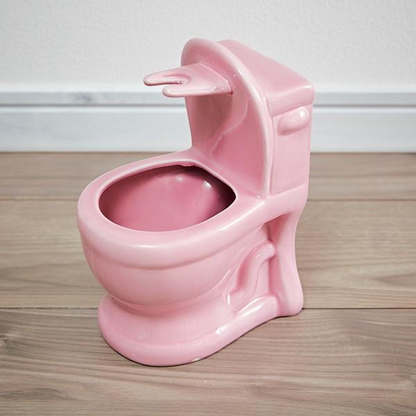 トイレブラシ toilet トイレット 陶器 ユニークトイレブラシセット トイレ掃除 （ トイレ用品 トイレクリーナー トイレ用ブラシ ）｜interior-palette｜08
