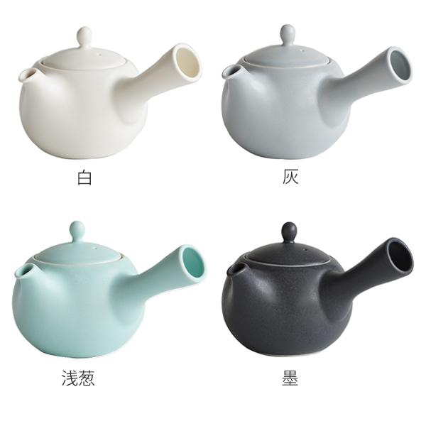 急須 330ml 美濃焼 結 ティーポット 食器 磁器 日本製 （ 横手型急須 片手 茶こし付き お茶 ポット 茶器 ）｜interior-palette｜07