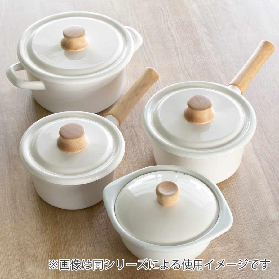 富士ホーロー ソースパン 16cm ホーロー鍋 Honey Ware ハニーウェア