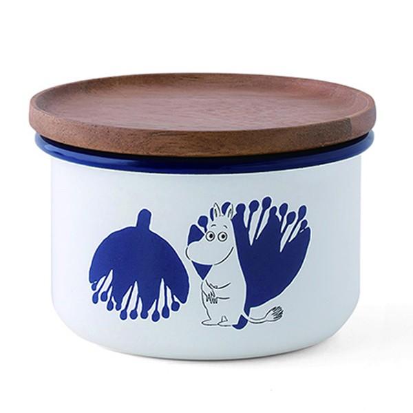MOOMIN（ムーミン） 保存容器 ホーロー製 400ml Sサイズ キャニスター