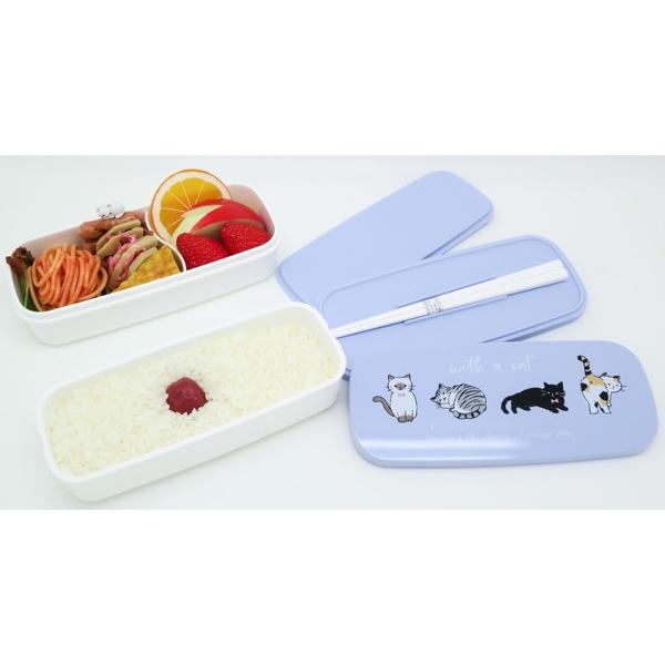 SNOOPY（スヌーピー） お弁当箱 2段 ドーム型 ネコ With a cat 640ml