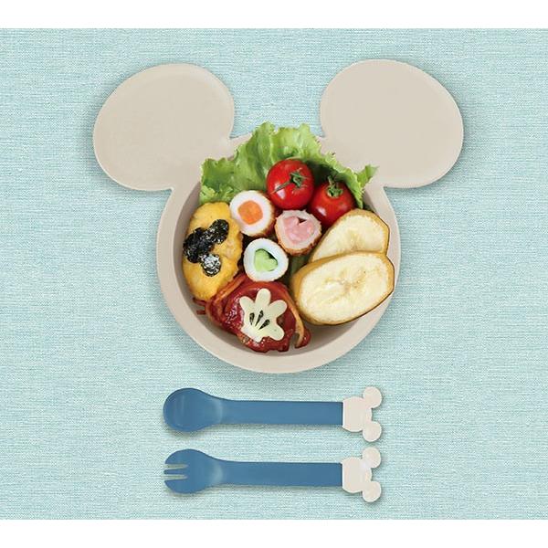 プレート スプーン フォーク セット ミッキーマウス ベビー食器 子ども 買収 日本製 子供用食器 食洗機対応 エクリュシリーズ
