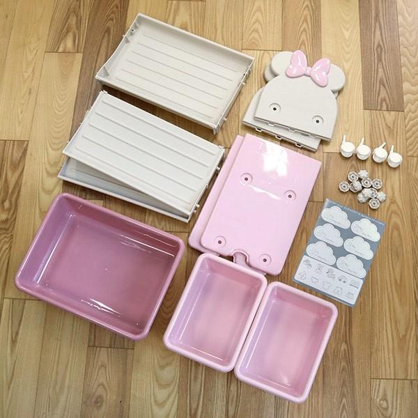 おもちゃ 収納 ラック ミニーマウス トイステーション エクリュシリーズ ベビー 赤ちゃん 収納ワゴン バスケット 棚 おもちゃ箱 キャスター 工具不要 インテリアパレットヤフー店 通販 Yahoo ショッピング
