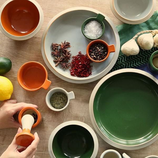 スパイスミル 6cm 瀬戸焼 ビスク 乳鉢 乳棒 セット 食器 磁器 日本製 （ スパイスつぶし ミル スパイス挽き 手動 ） | ブランド登録なし | 11