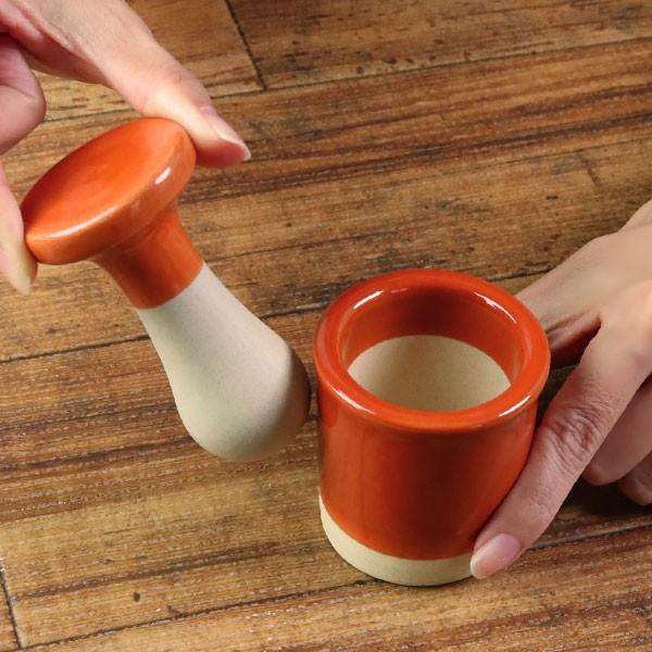 スパイスミル 6cm 瀬戸焼 ビスク 乳鉢 乳棒 セット 食器 磁器 日本製 （ スパイスつぶし ミル スパイス挽き 手動 ） | ブランド登録なし | 06