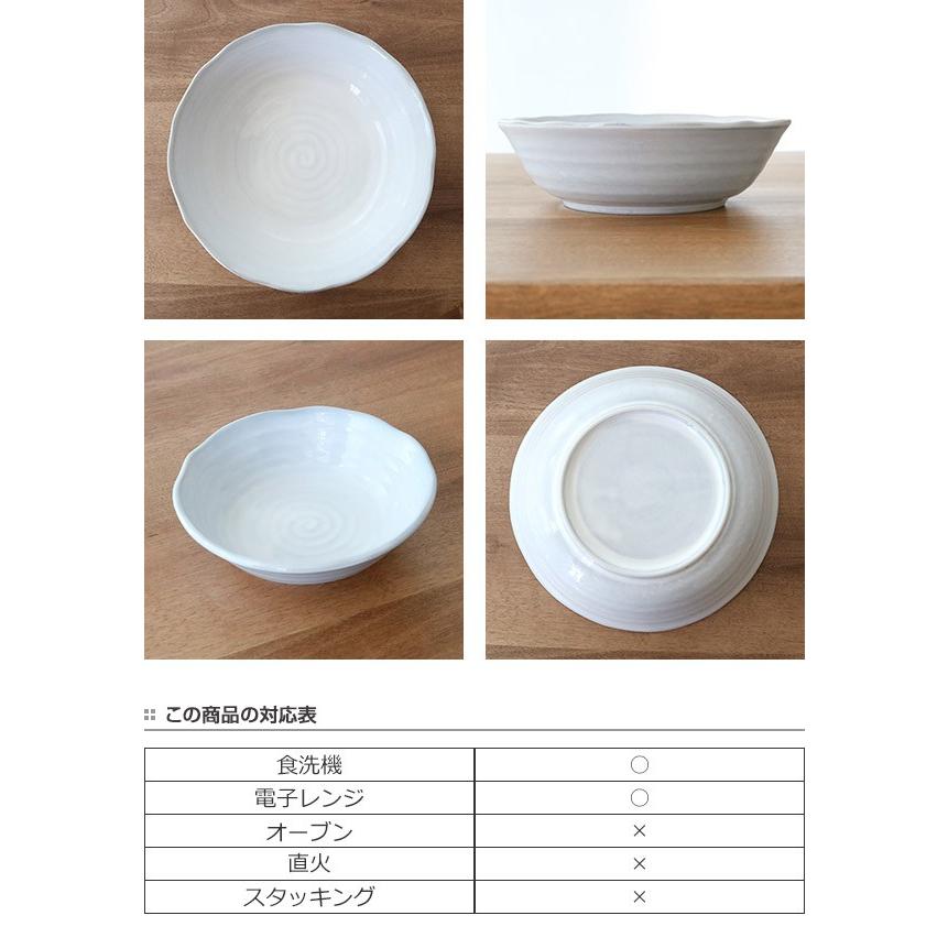 ボウル 21cm Collage 皿 和食器 陶器 日本製 同色5個セット （ 大鉢
