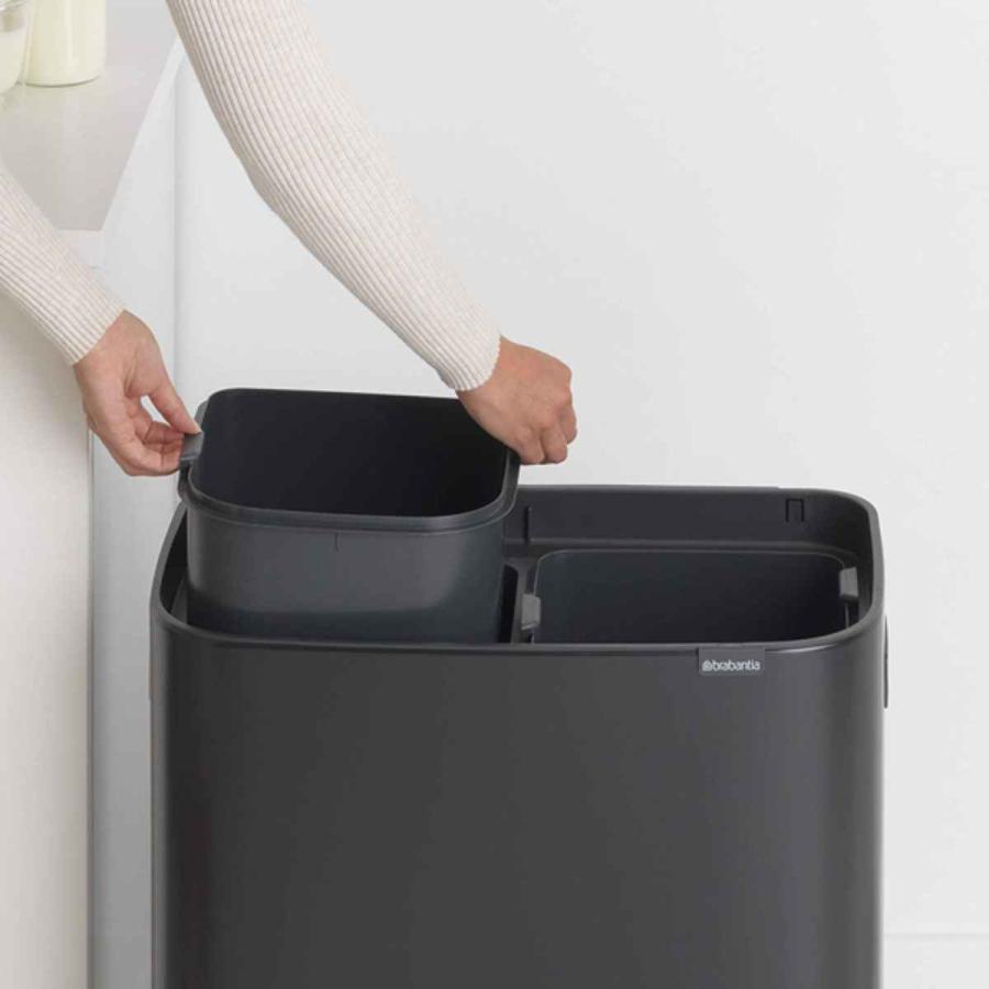 brabantia ブラバンシア ゴミ箱 BO タッチビン HI 2X30L ふた付き ホワイト （ 分別ゴミ箱 ごみ箱 キッチン ）｜interior-palette｜19