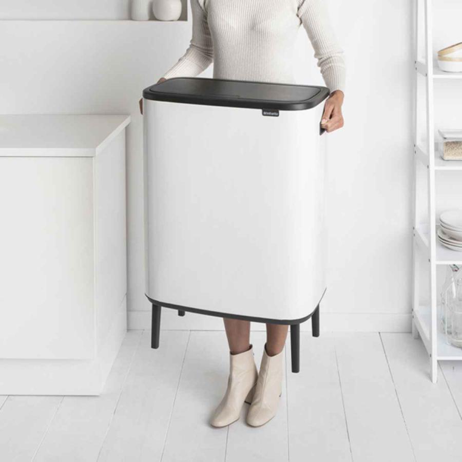 brabantia ブラバンシア ゴミ箱 BO タッチビン HI 2X30L ふた付き ホワイト （ 分別ゴミ箱 ごみ箱 キッチン ）｜interior-palette｜12