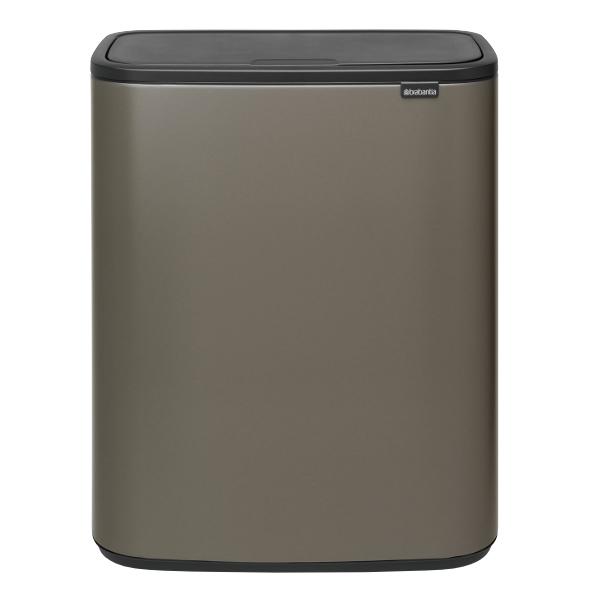 brabantia ゴミ箱 BO タッチビン 2X30L ふた付き （ ごみ箱 ブラバンシア ダストボックス 分別 ごみばこ シンプル プッシュ 式 ）｜interior-palette｜23