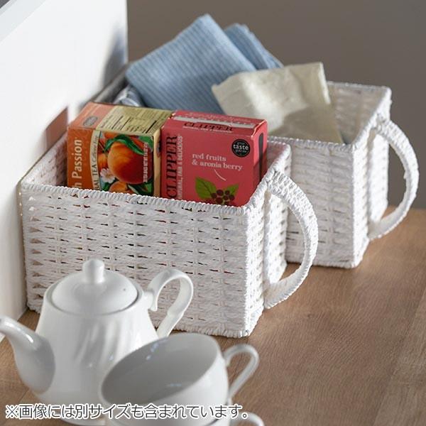 収納ボックス 持ち手付き 幅26 奥行15 高さ13cm Lサイズ バスケット かご ペーパーバスケット 収納バスケット カゴ 籠 収納かご 収納 インテリアパレットヤフー店 通販 Yahoo ショッピング