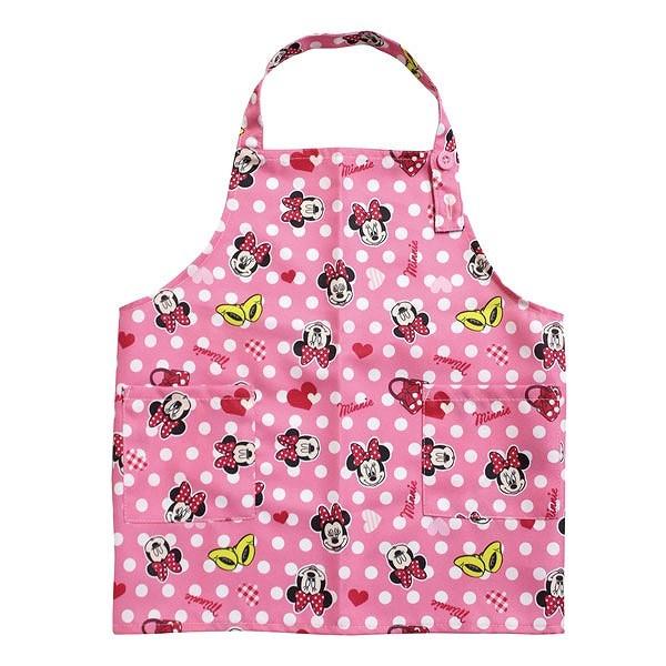新品 未使用 公式 ディズニー ランド ミニー エプロン 定価9975円 Disney（ディズニー） エプロン 子供用 100〜110cm用 ミニーマウス